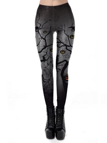 High Waisted  Halloween Decoration Leggings