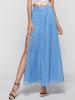 Women's Alluring Split Pure Color Chiffon Skirt