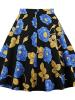 A-Line Floral Print Women's Skirt